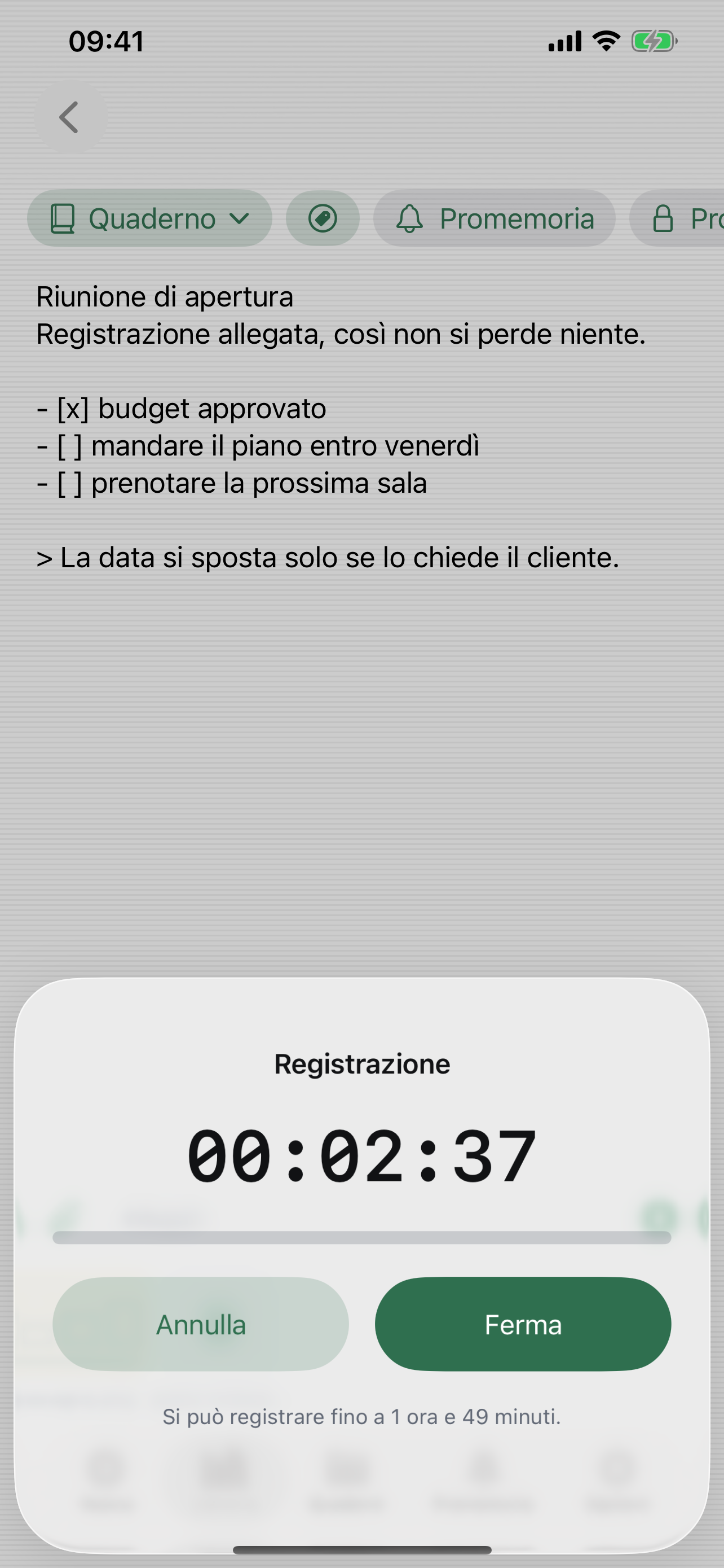 Una nota nuova, senza titolo da inventare