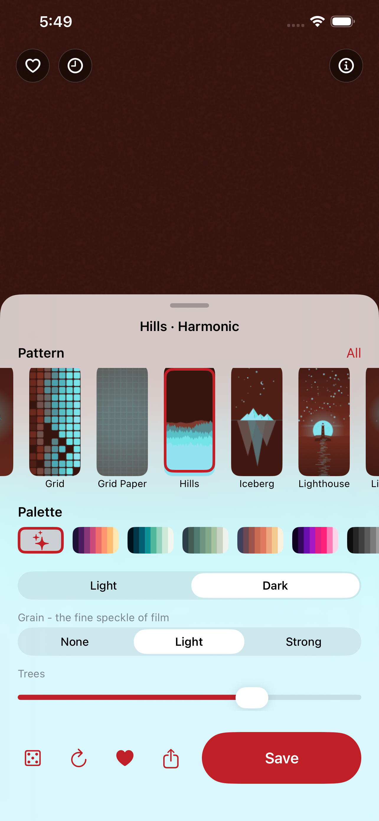 The panel: shape, palette, grain